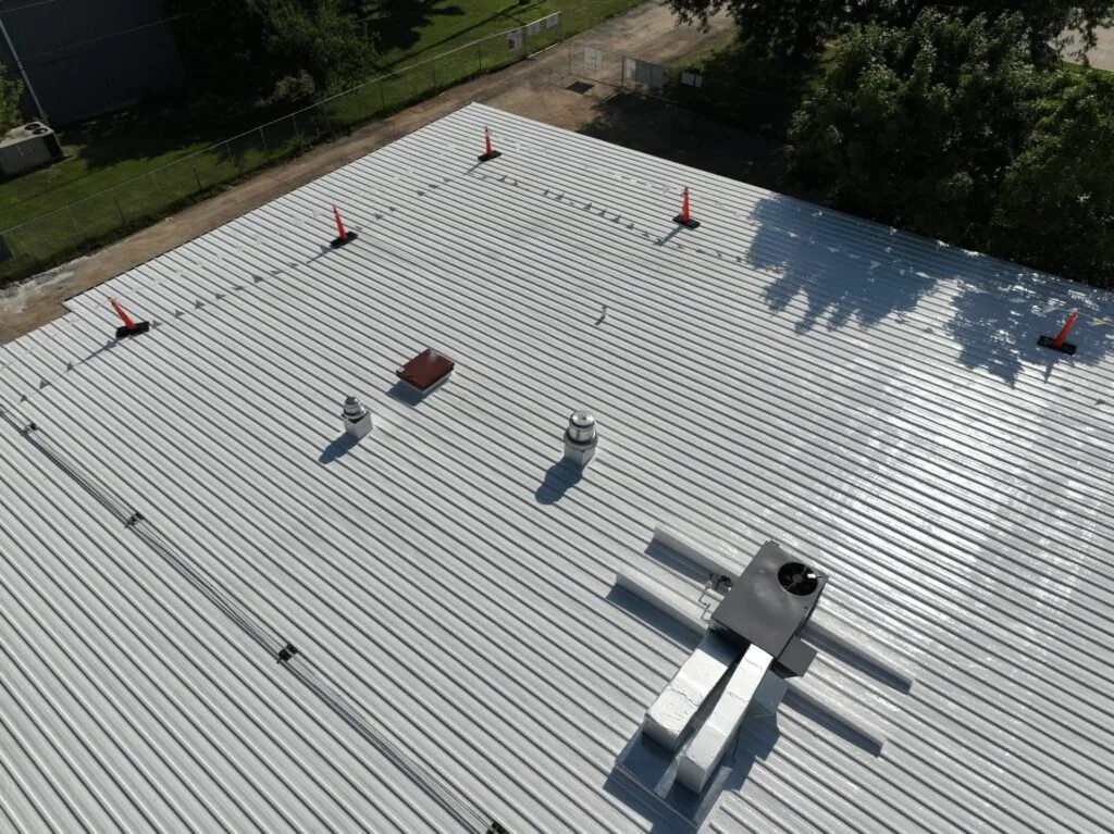 Commercial Roof Flashing Repair in Modesto